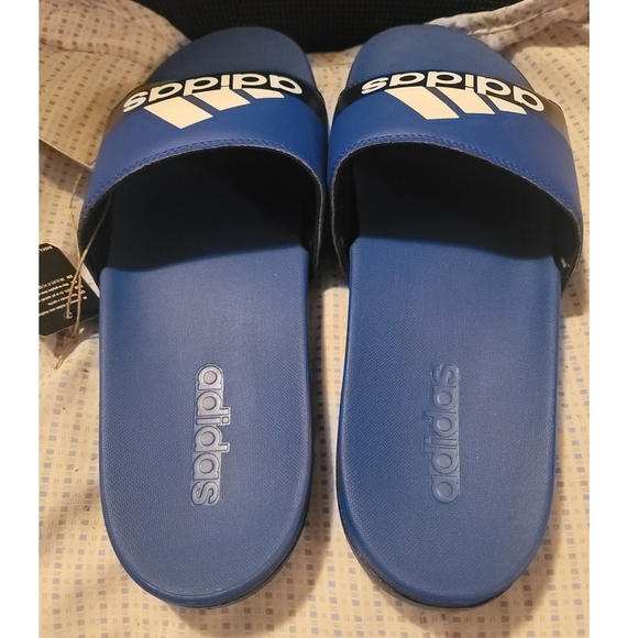 Adidas Men's Adilette Comfort Sandals Size 12 - Picture 5 of 8